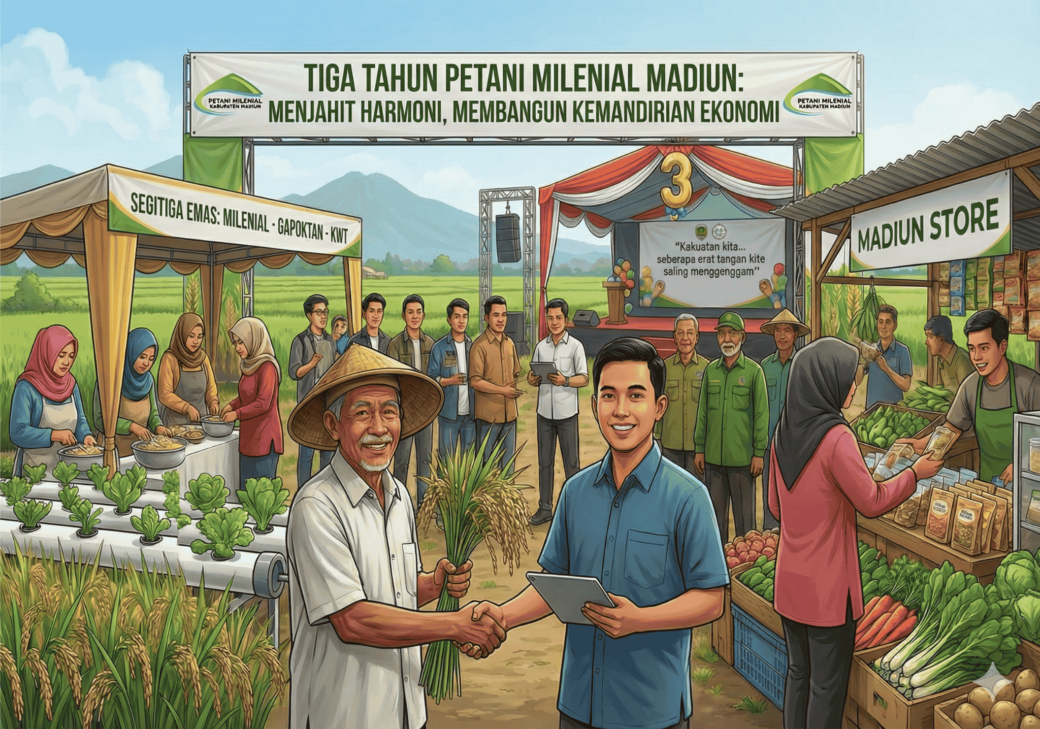 Tiga Tahun PMM: Mengejawantahkan "Madiun Bersahaja" Lewat Revolusi Pertanian