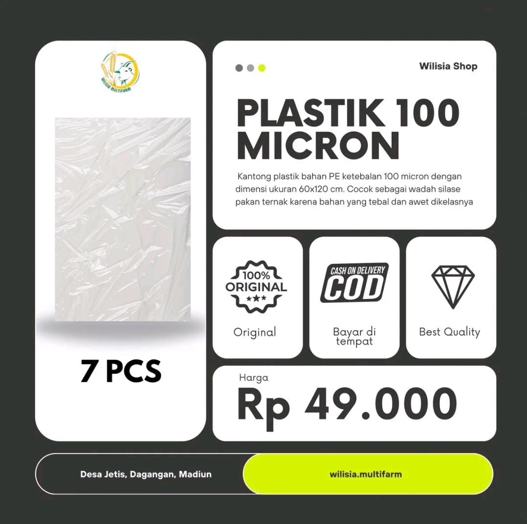 Plastik Silase 100 Mikron